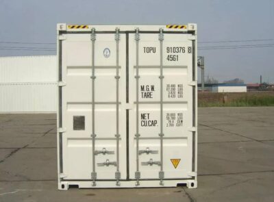 Contenedor marítimo blanco de 40 pies – nuevo