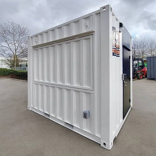 Contenedor de cafetería/bar de 10 pies nuevo blanco