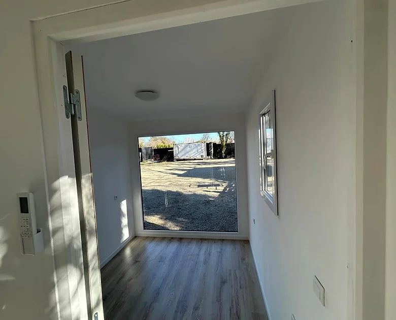 Contenedor habitable de 20 m² – Diseño moderno con kitchenette