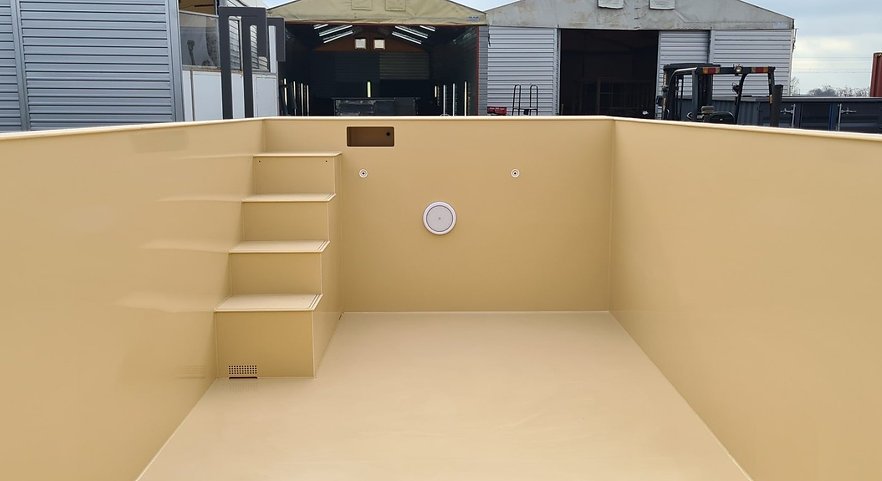 Contenedor piscina polipropileno 6,5 x2,6m