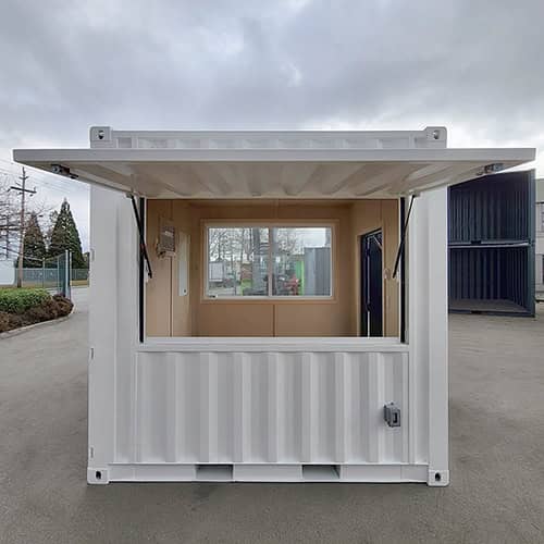 Contenedor de cafetería/bar de 10 pies nuevo blanco