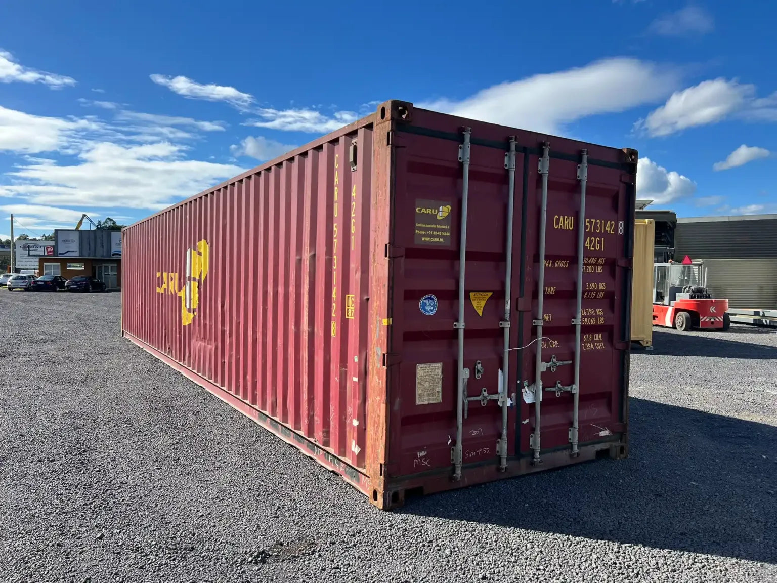 Contenedor marítimo de 40 pies – usado